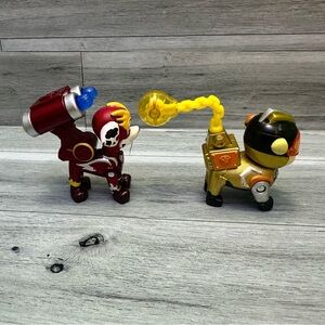 Paw Patrol Marshall & Rubble Mighty pups Action Figure Set